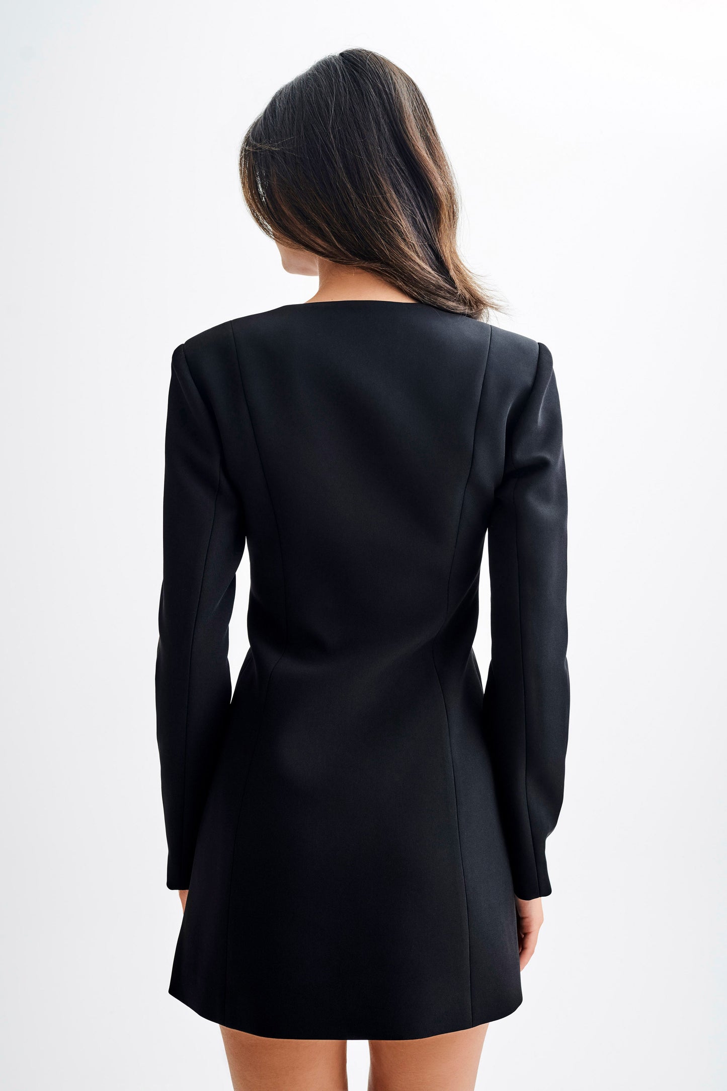 Vestido mini blazer de manga larga Hurley - Negro