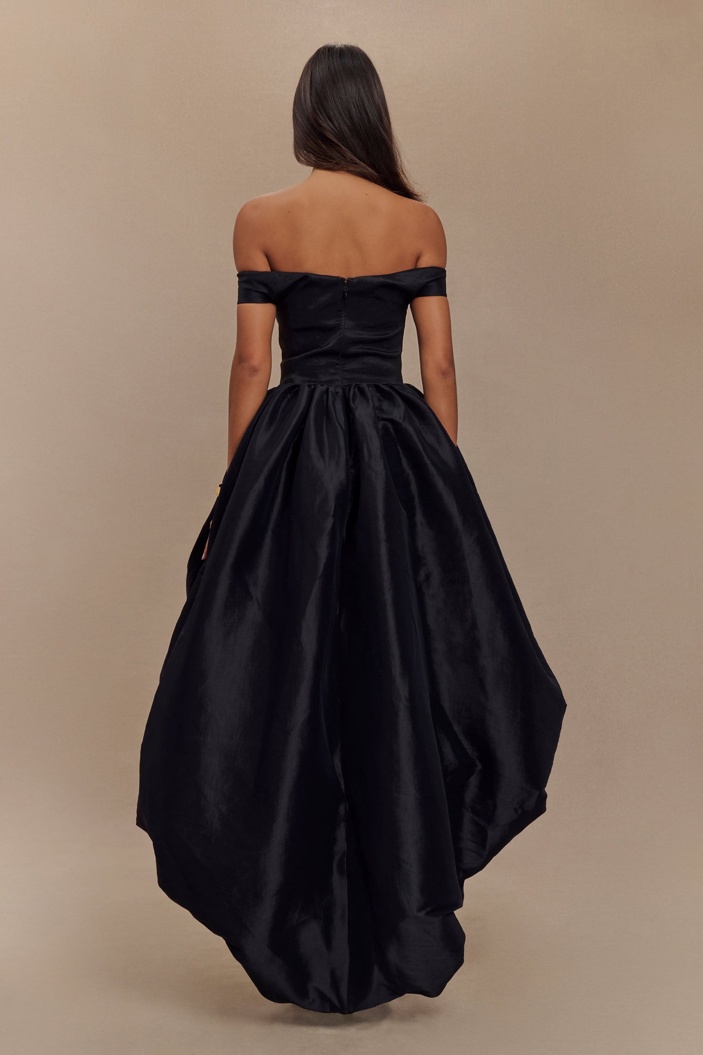 Vestido Maxi Amelia Bubble - Negro