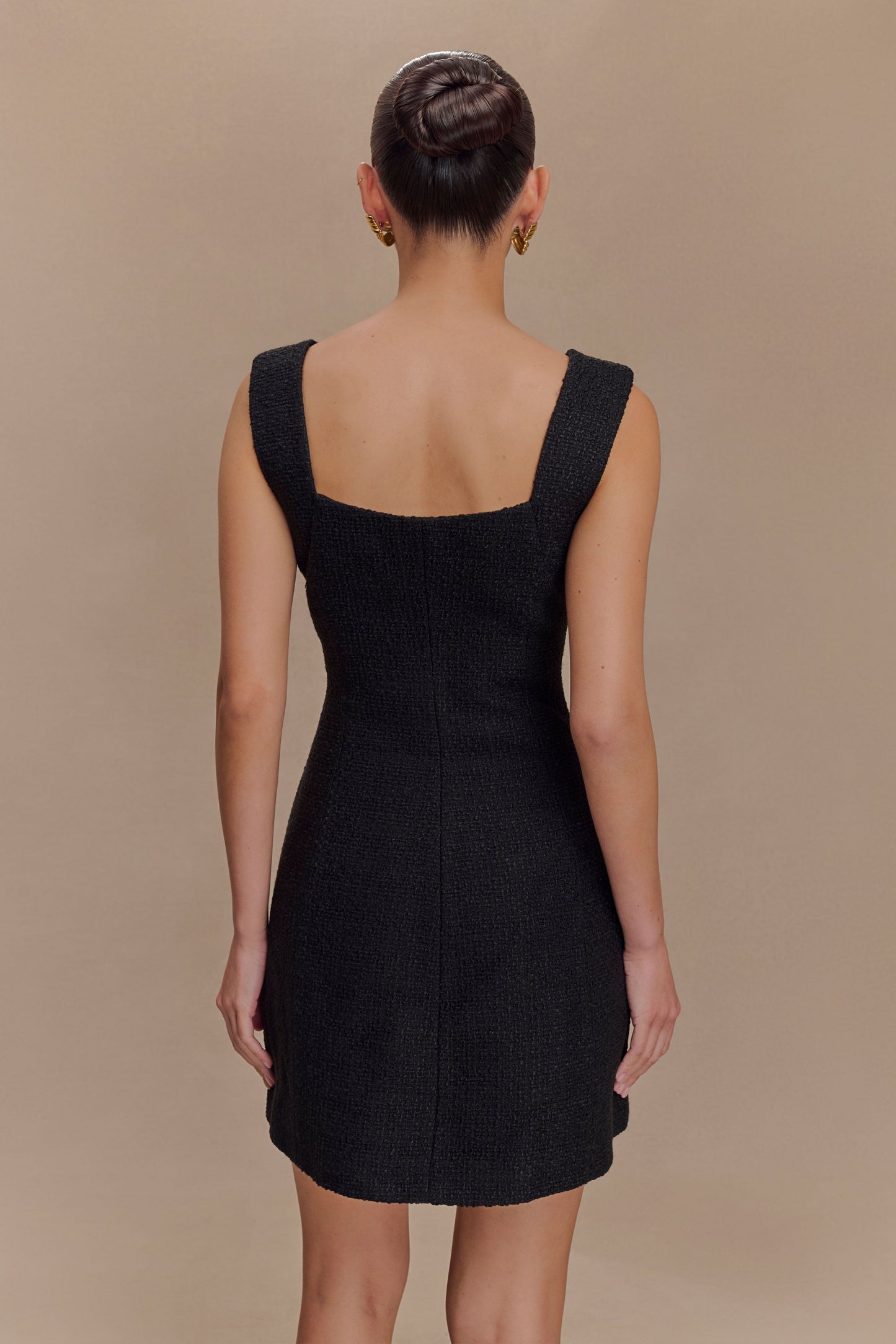 Vestido Mini de Encaje Desire - Negro
