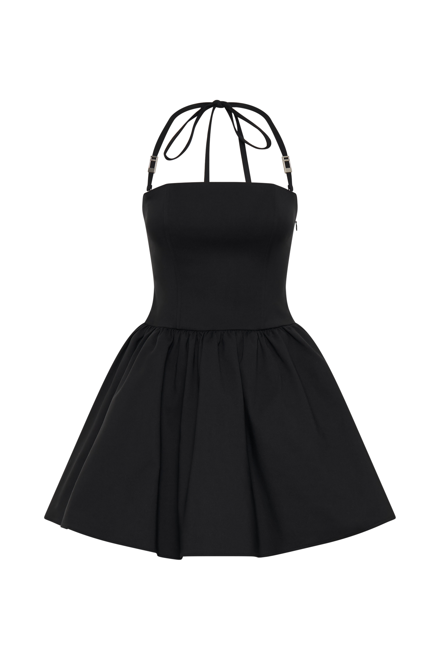 Vestido mini halter Ruby - Negro