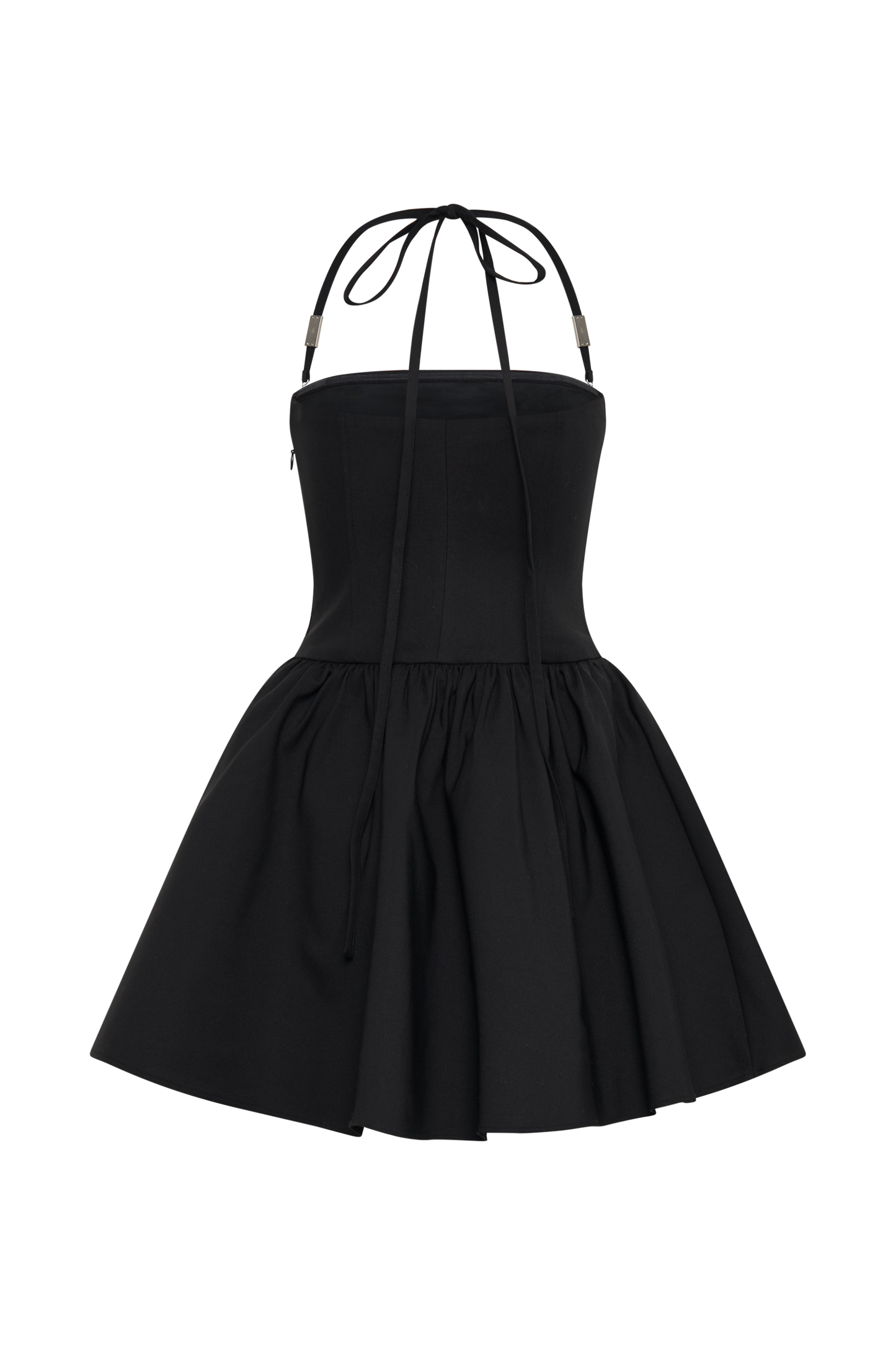 Vestido mini halter Ruby - Negro