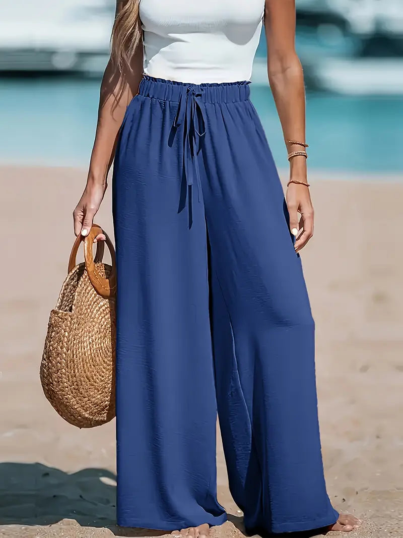 Liv - Pantalones de cintura alta elegantes