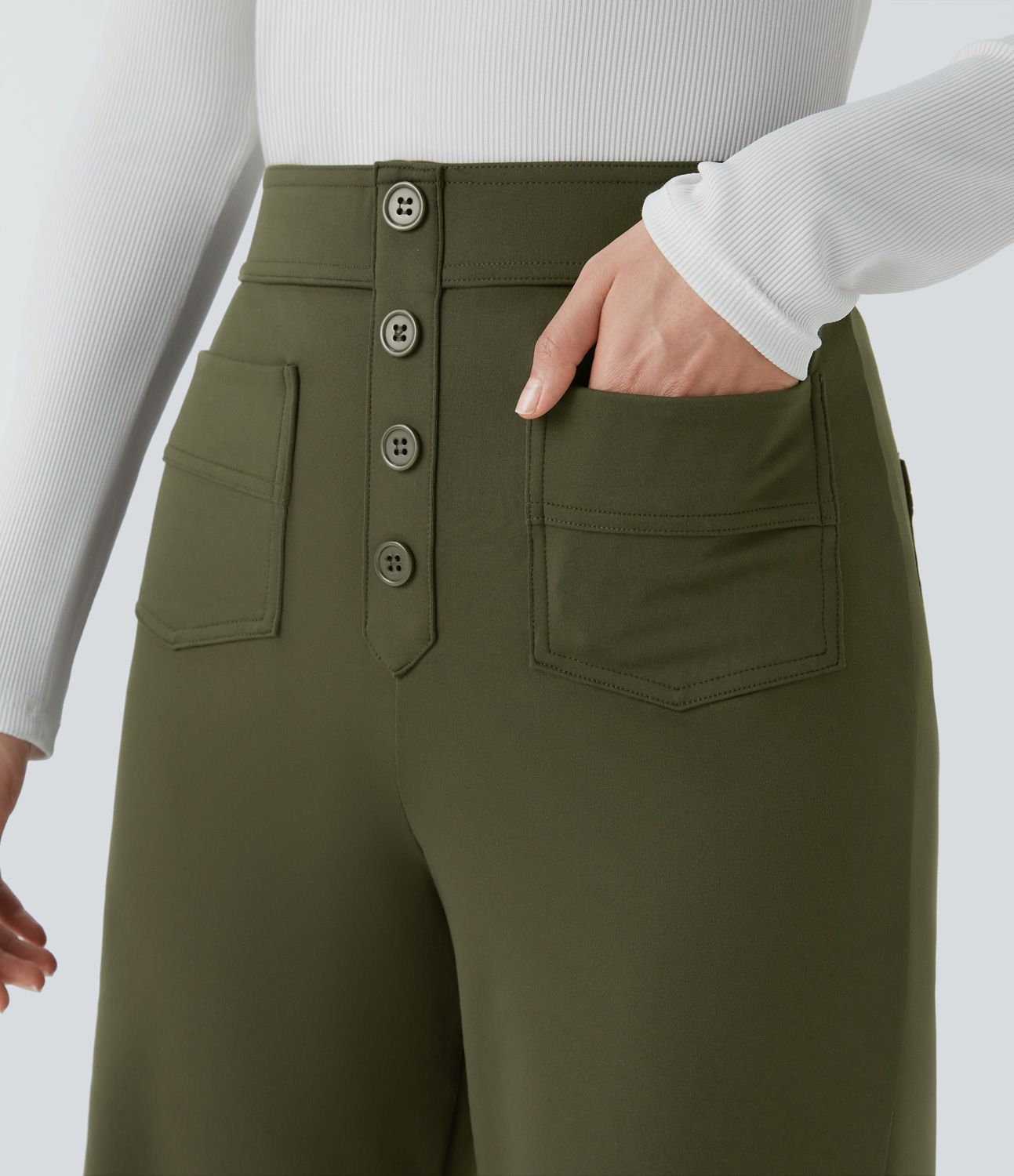 Jade - Pantalones Elásticos Cómodos