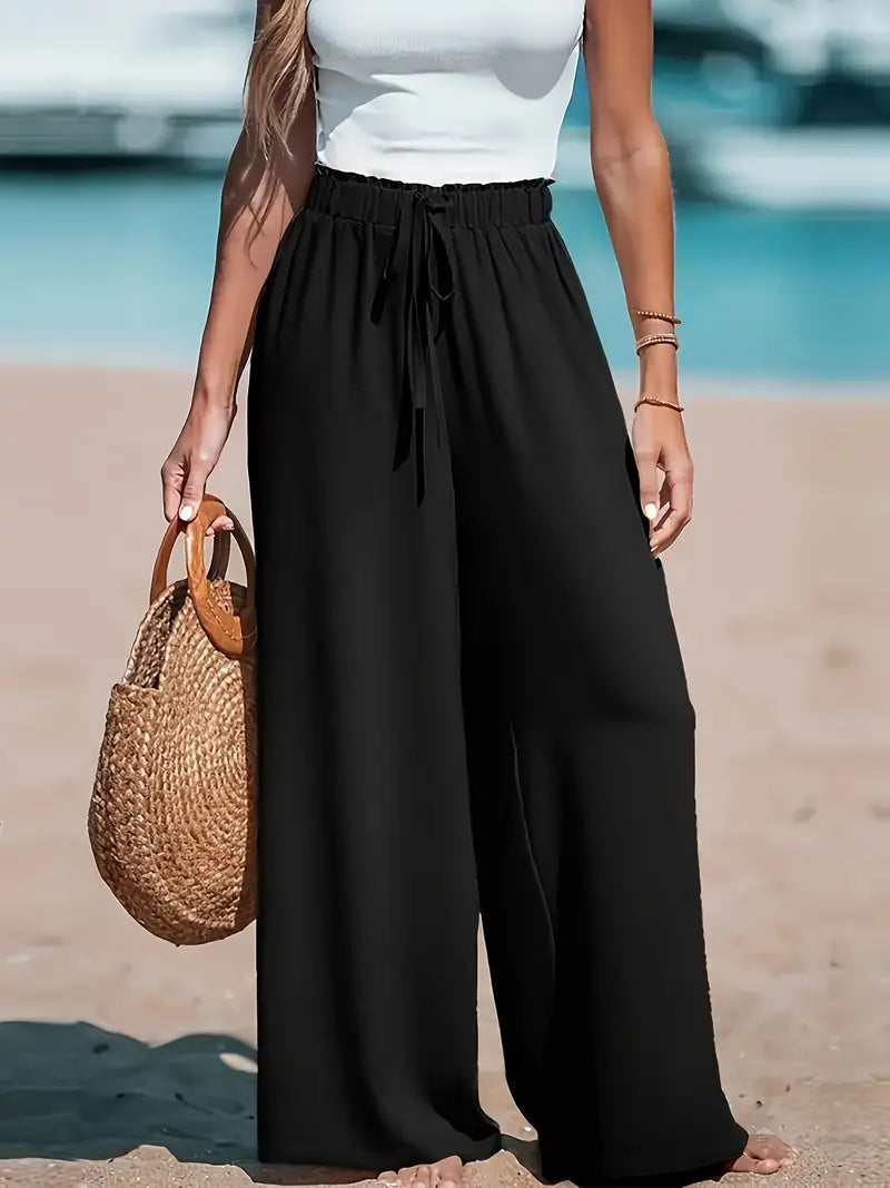 Liv - Pantalones de cintura alta elegantes