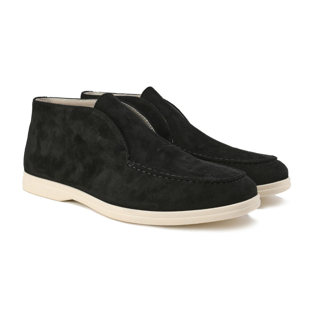 Lorance™ | Mocasines altos de ante