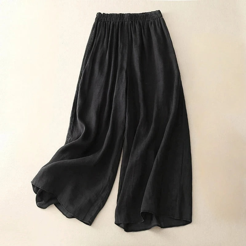 Nicolé - Pantalones de lino elegantes