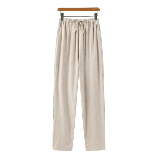 Lorance™ | Pantalón slim en lino