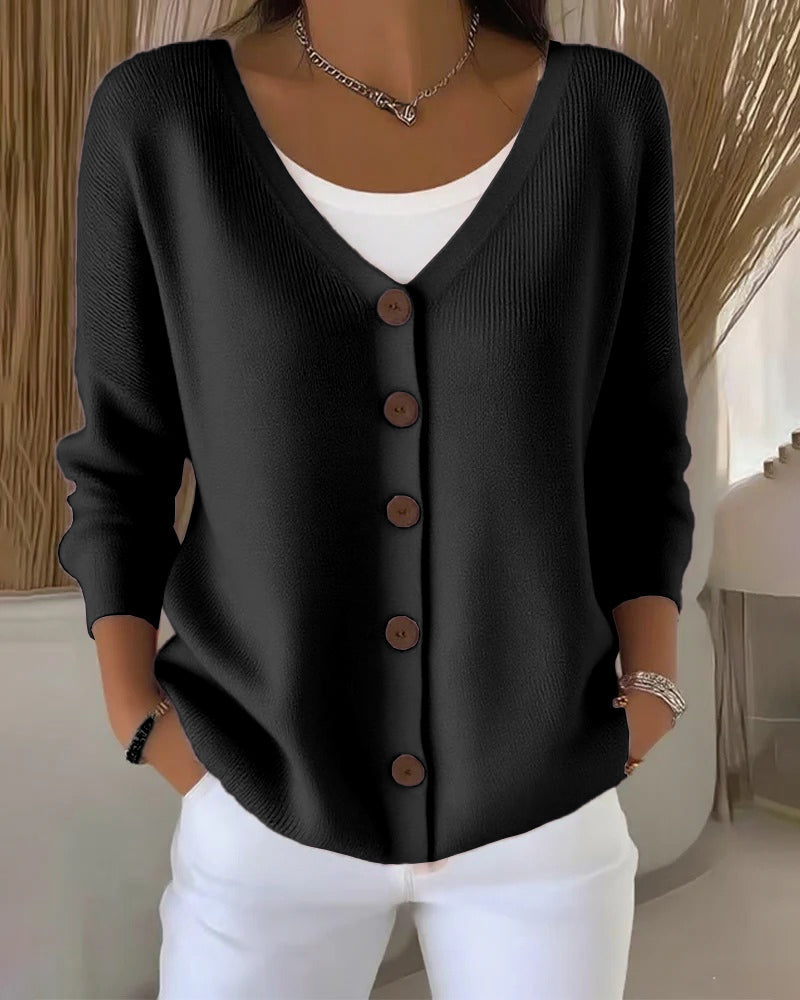 Pull con cuello y botones Características
