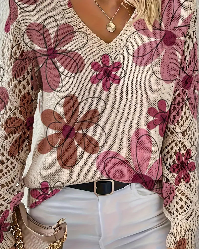 Bate de cuello en V con patrón agujereado