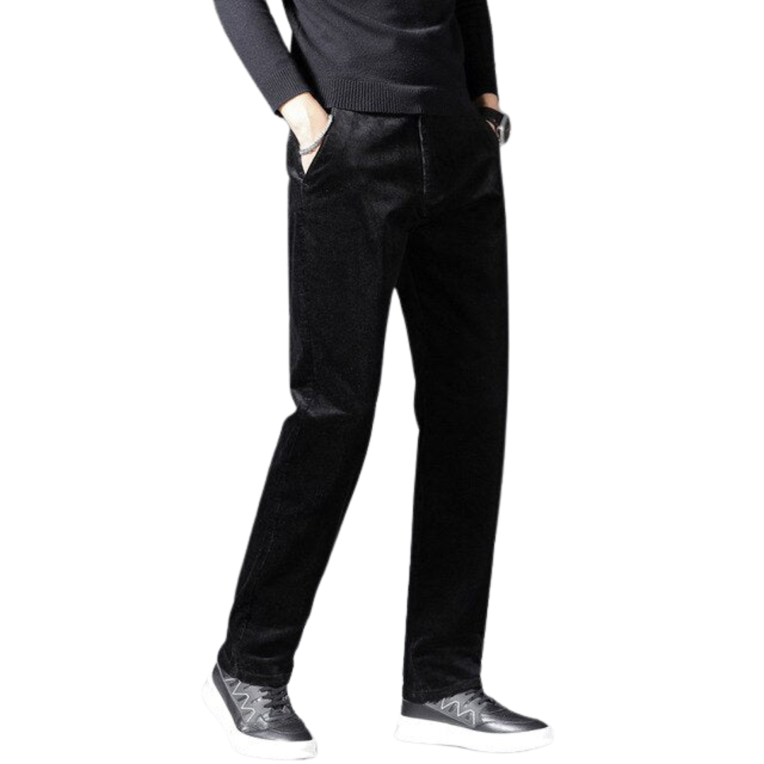 Lorance™ | Pantalones de pana de talle medio