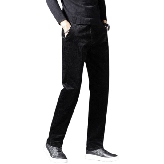 Lorance™ | Pantalones de pana de talle medio
