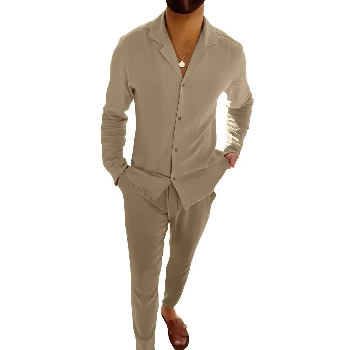 Lorance™ | Conjunto de verano para hombre de lino