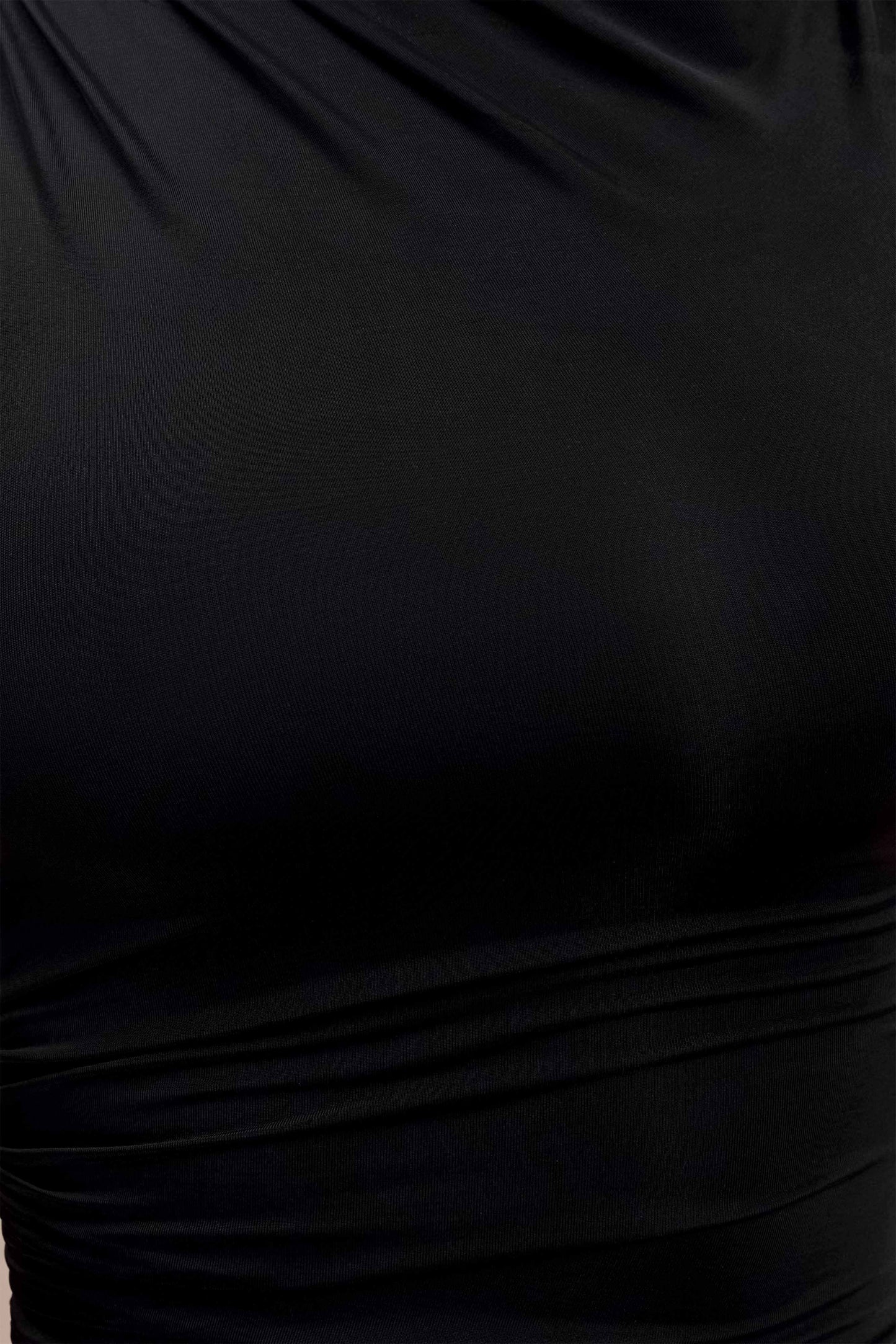 Vestido maxi con aberturas Kaia Slinky - Negro