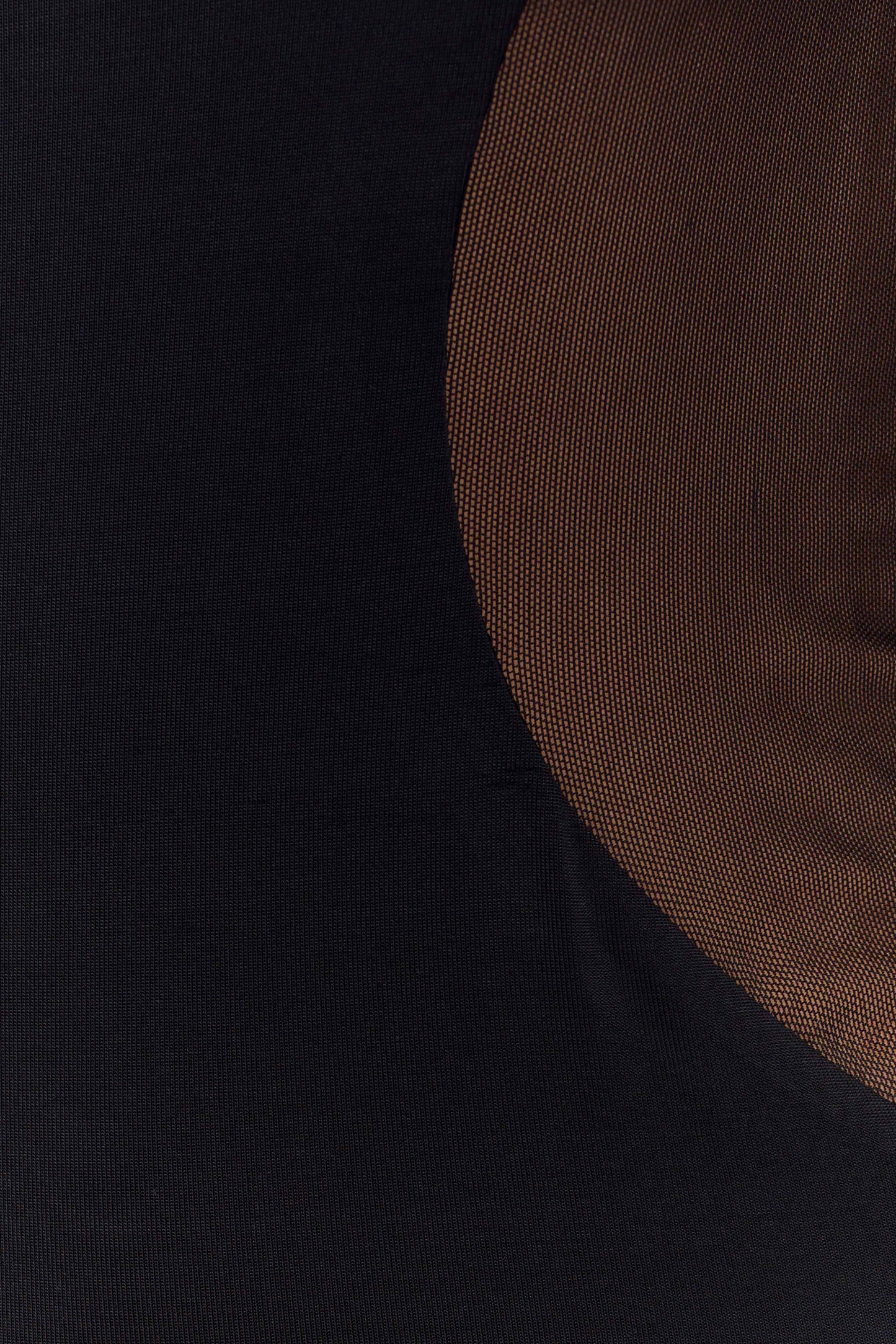 Vestido Maxi Massie decanut con malla y Slinky - Negro