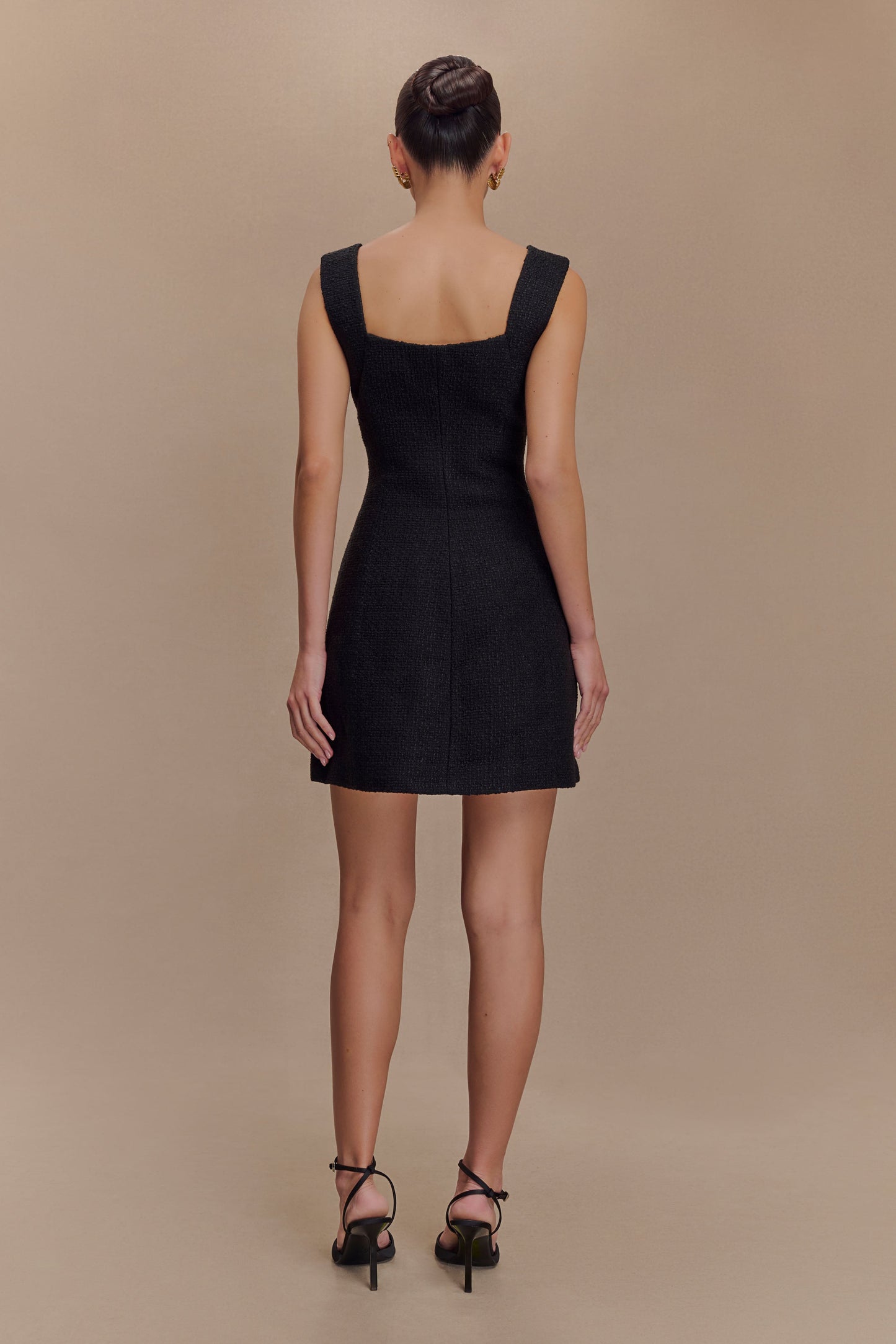 Vestido Mini de Encaje Desire - Negro