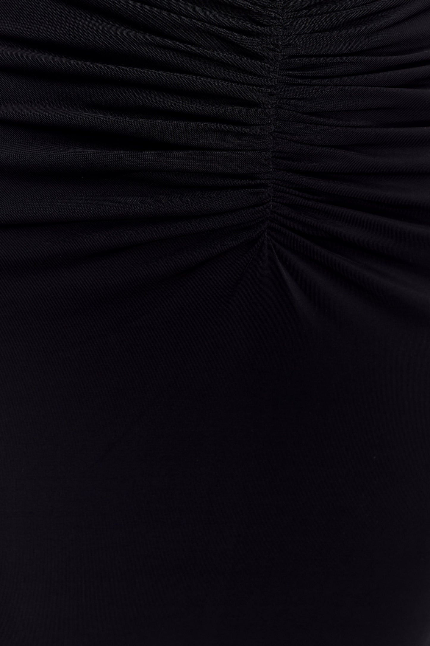 Vestido largo recto y de malla Rafaella - Negro