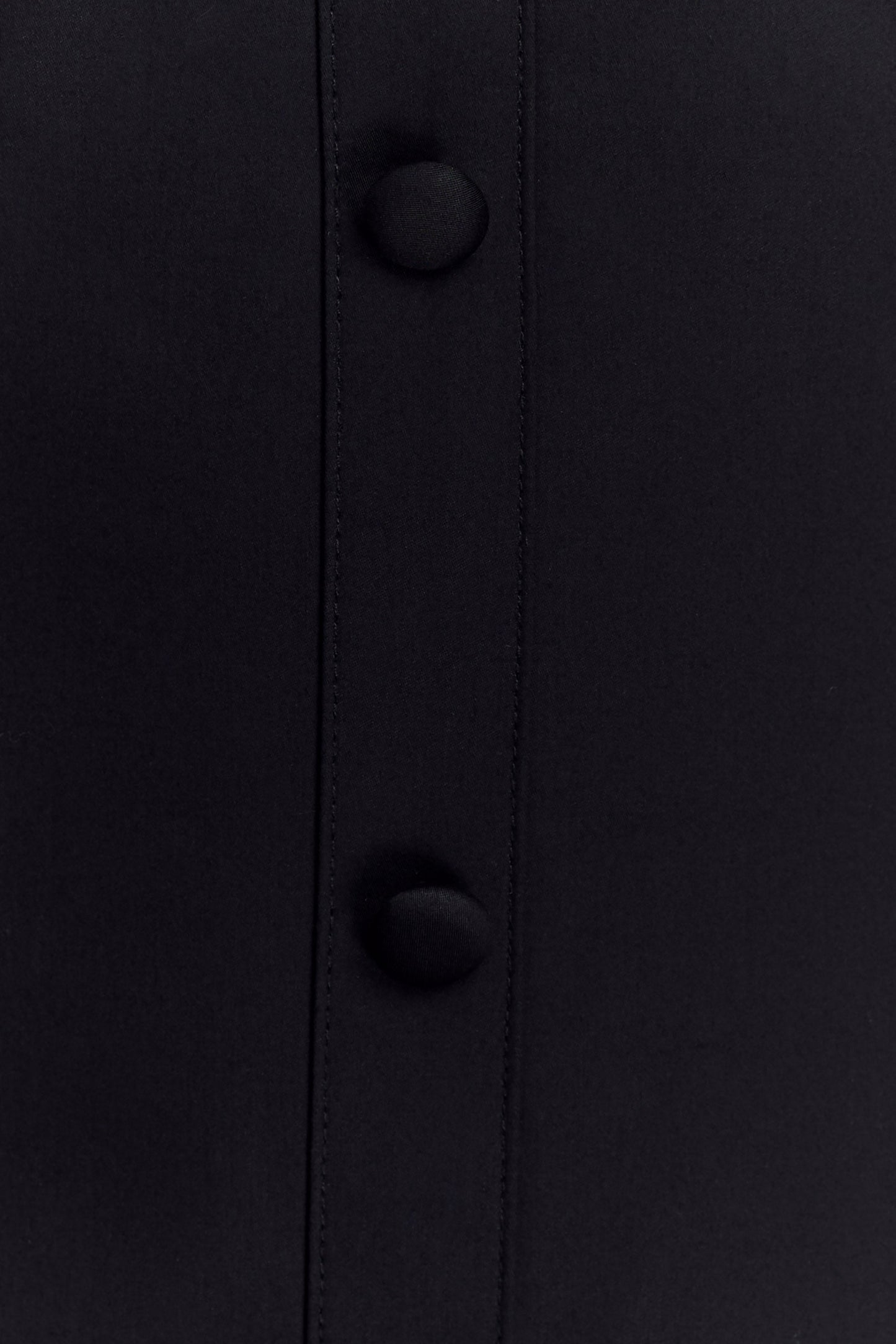 Vestido midi con cuello halter de Simona - Negro