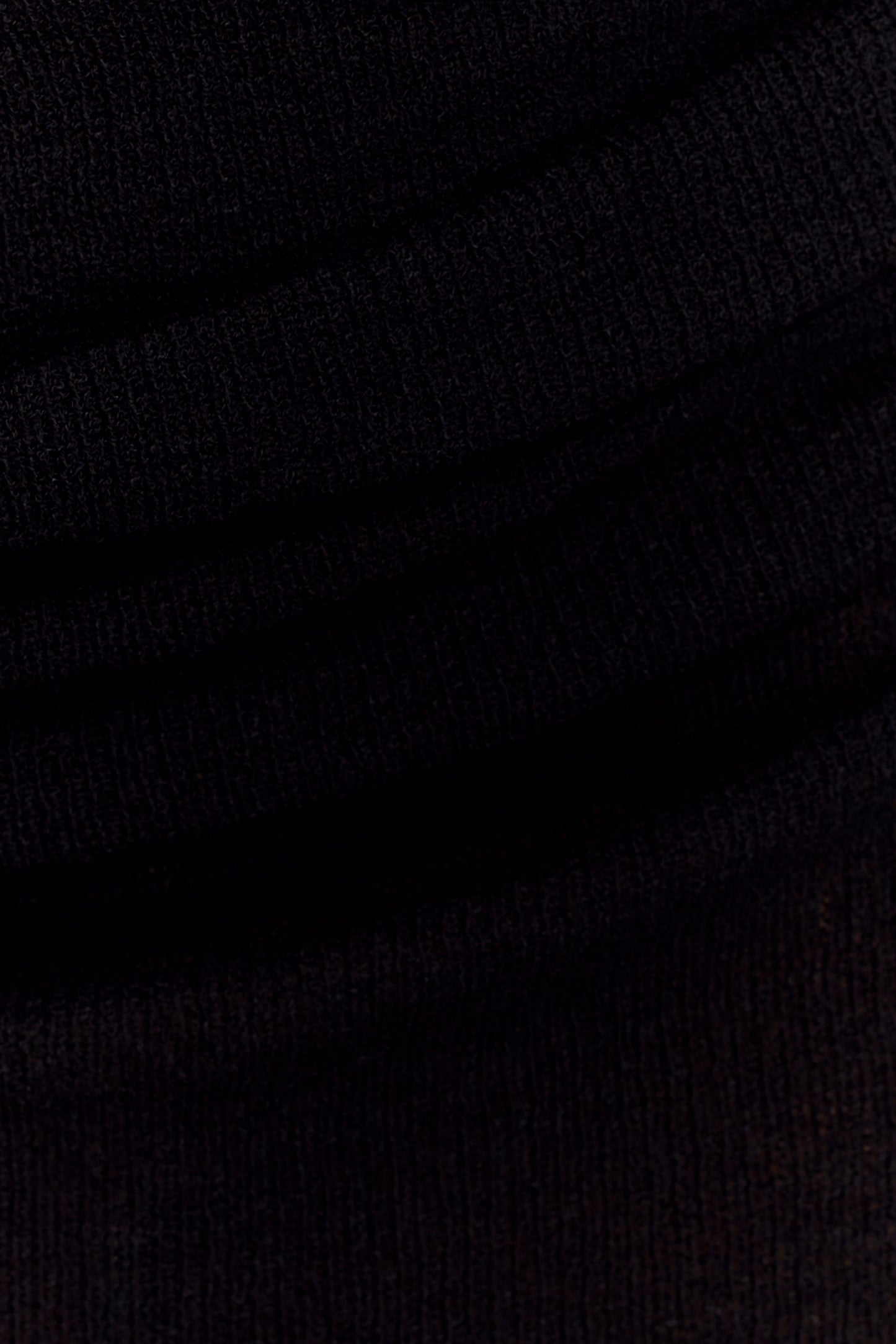 Vestido largo sin tirantes de punto Jasiel - Negro