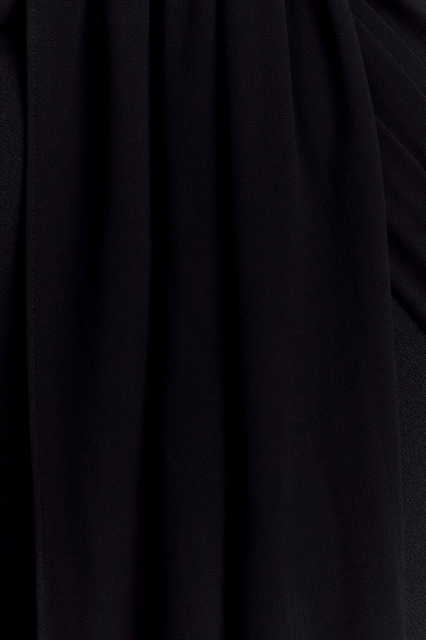 Vestido maxi de crepé con nudos Philippa - Negro