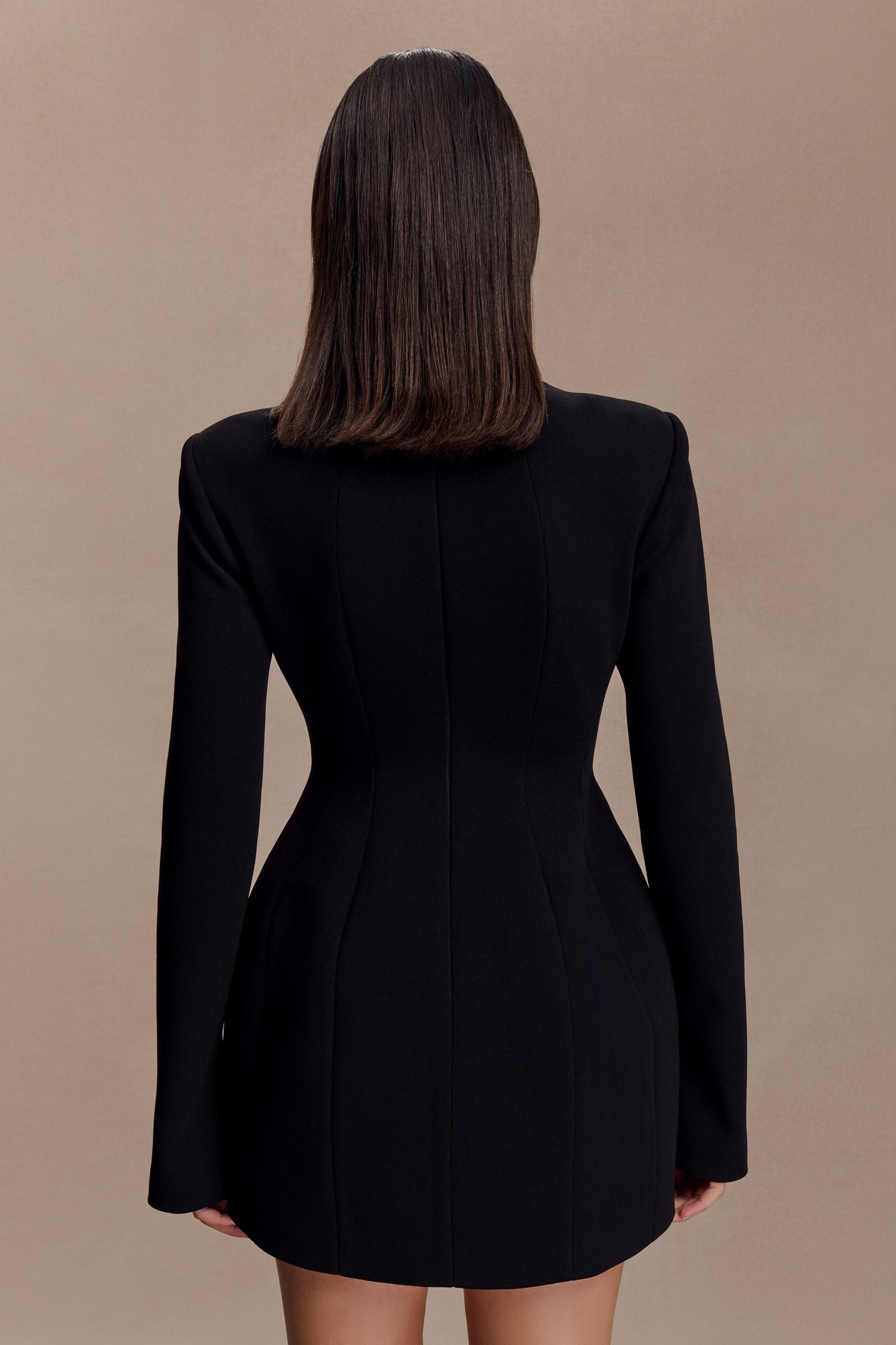 Vestido Mini con Recortes Michelle - Negro