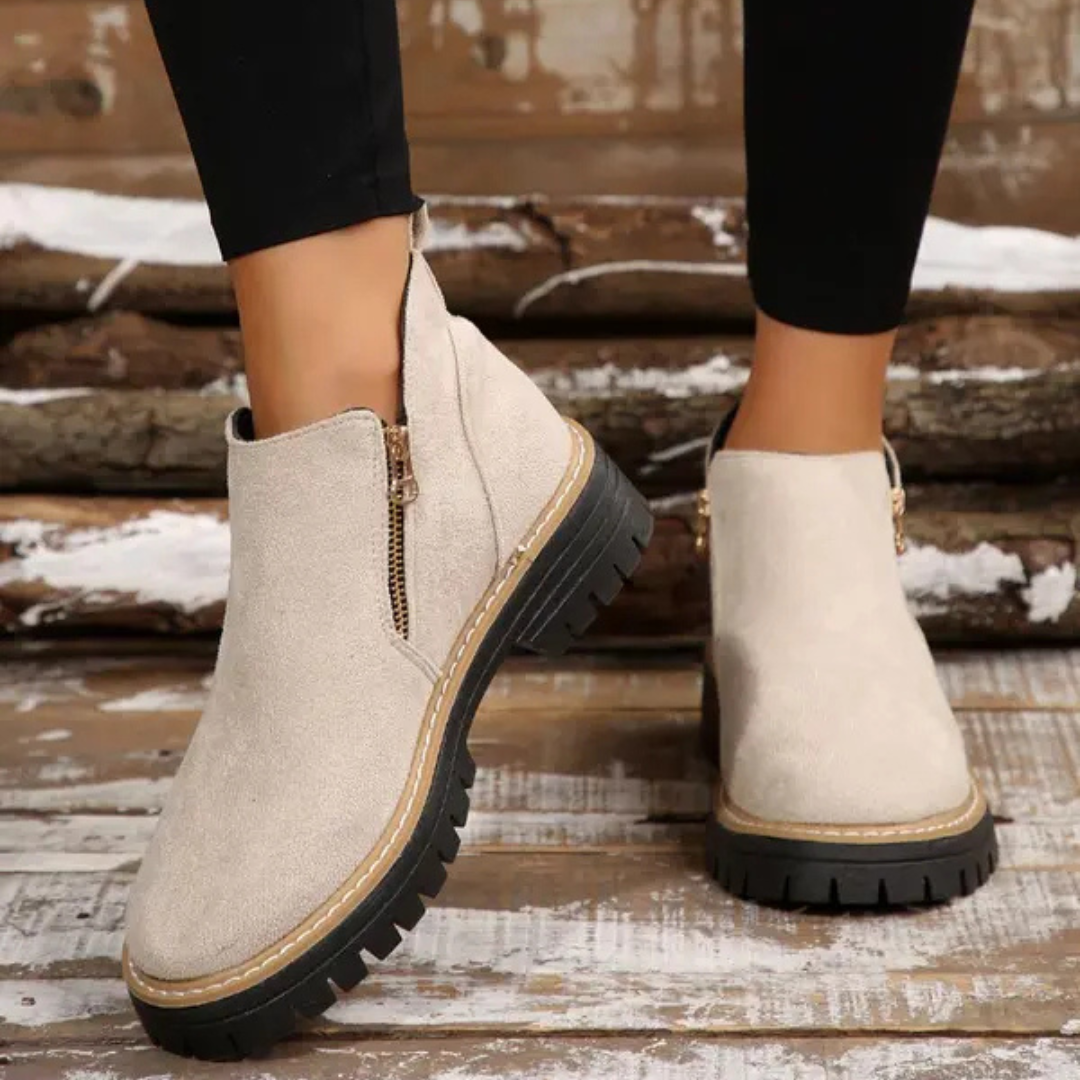 Isolde - Botines Elegantes de Ante