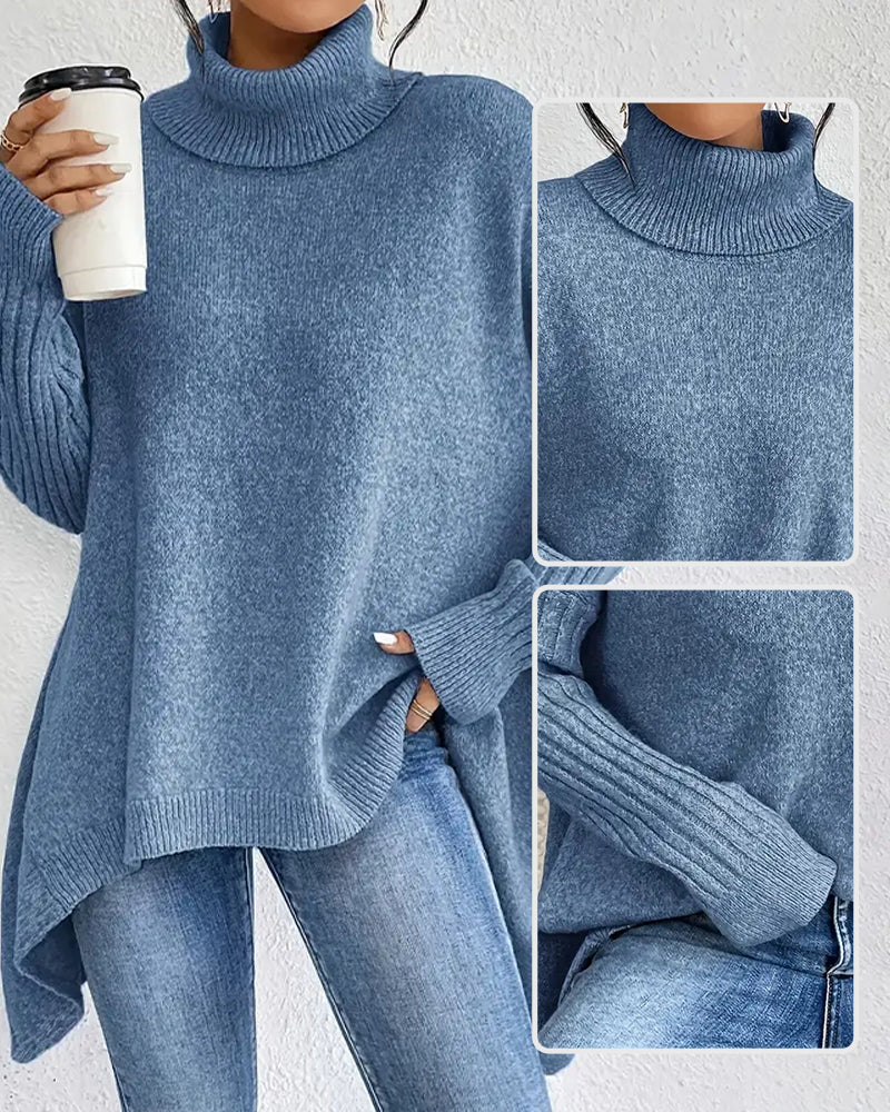 Blusa con escote en V asimétrico y tirantes anchos