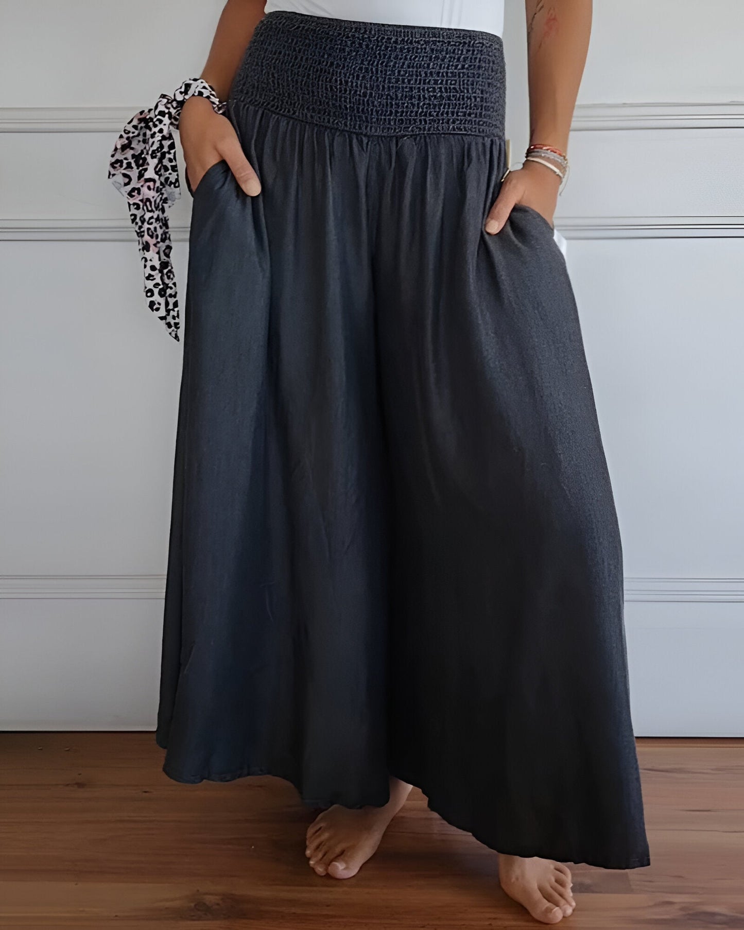 Alva - Pantalones cómodos con cintura elástica