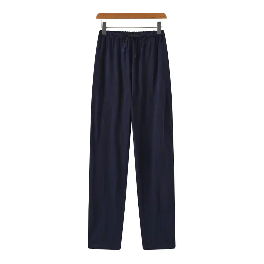 Lorance™ | Pantalón slim en lino