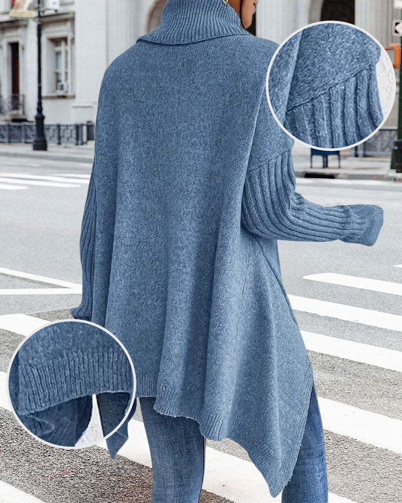 Blusa con escote en V asimétrico y tirantes anchos