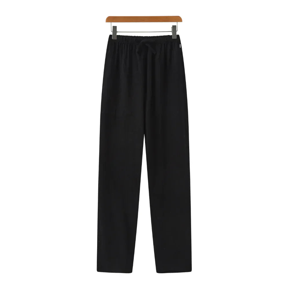 Lorance™ | Pantalón slim en lino
