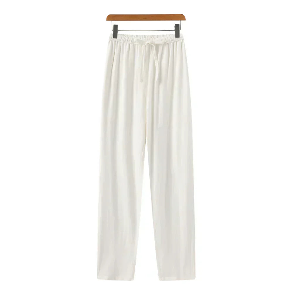 Lorance™ | Pantalón slim en lino