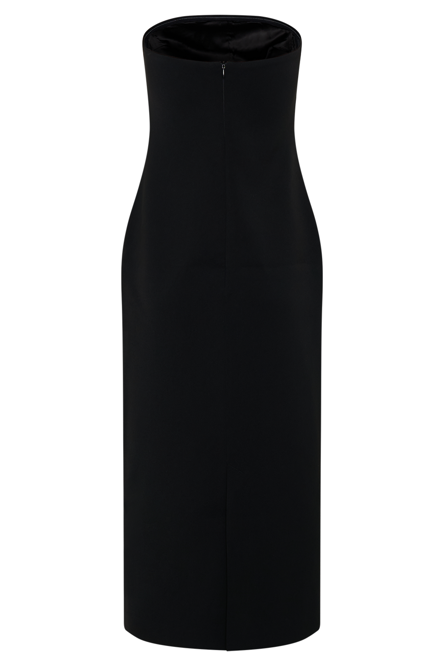 Vestido midi sin tirantes Sussan - Negro