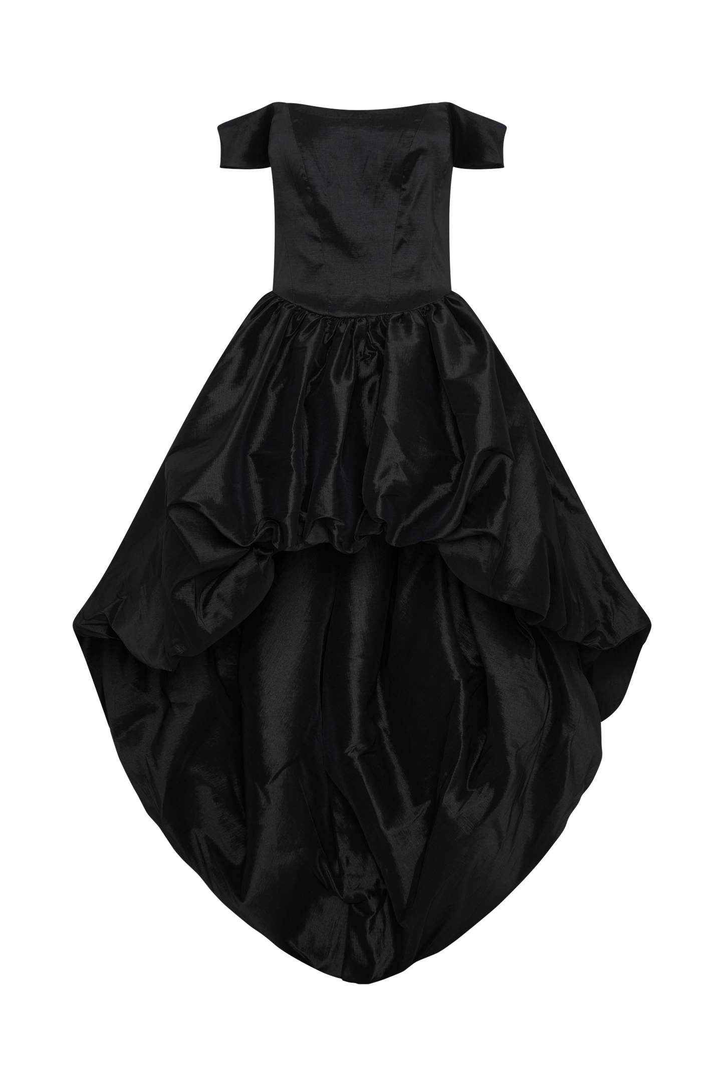 Vestido Maxi Amelia Bubble - Negro