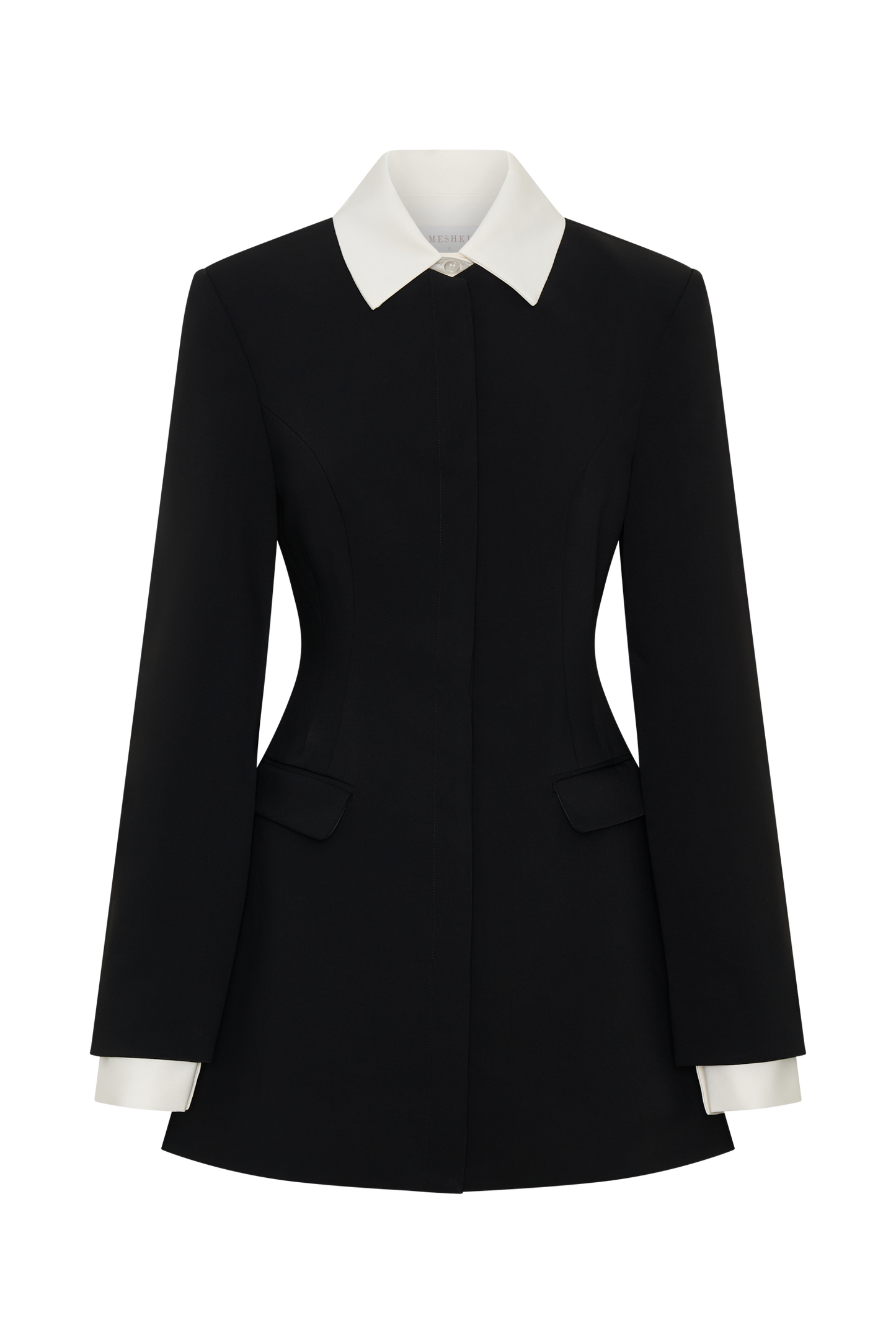 Vestido mini de traje Gretchen - Negro