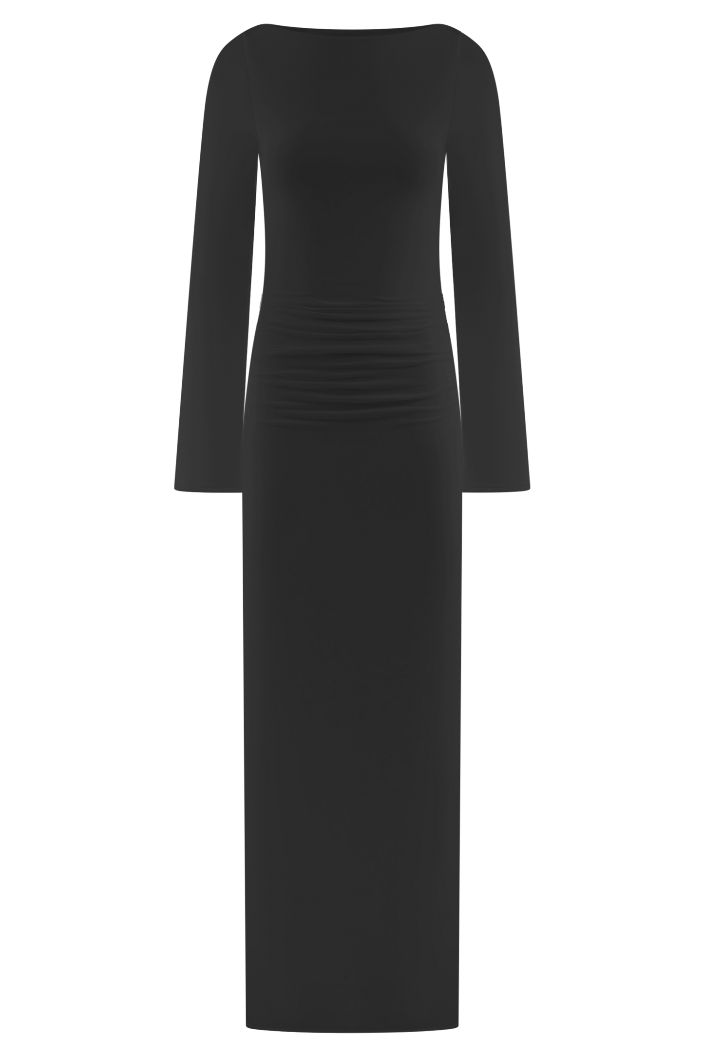 Vestido largo maxi con aberturas Vienna Slinky - Negro