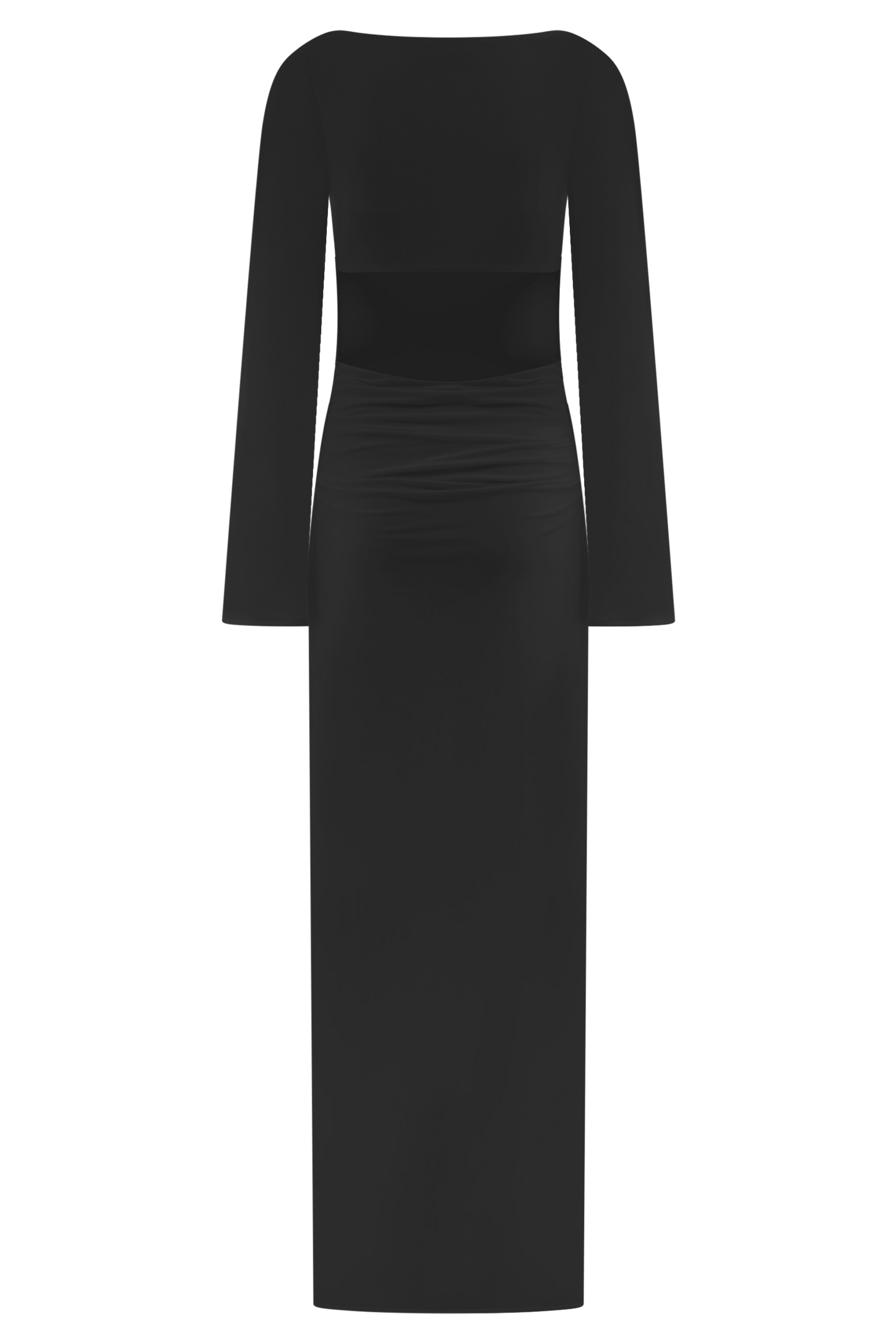 Vestido largo maxi con aberturas Vienna Slinky - Negro