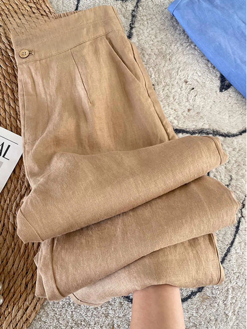 Maia - Pantalón Heritage en Lino