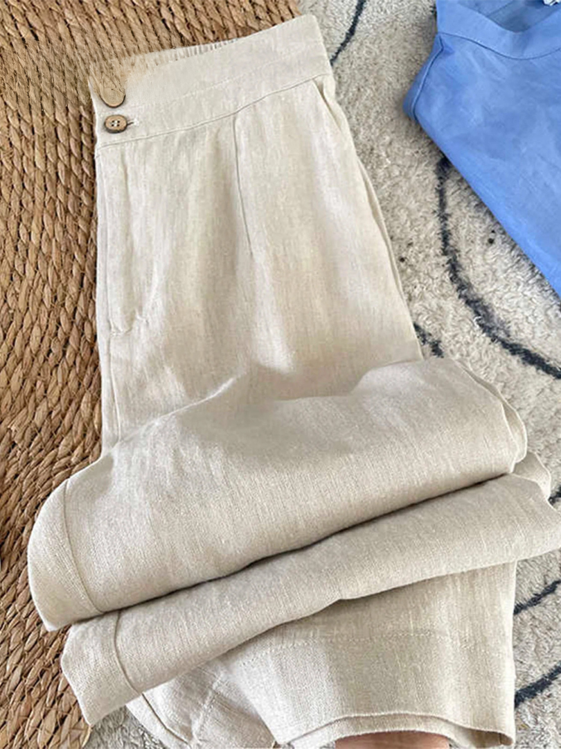 Maia - Pantalón Heritage en Lino