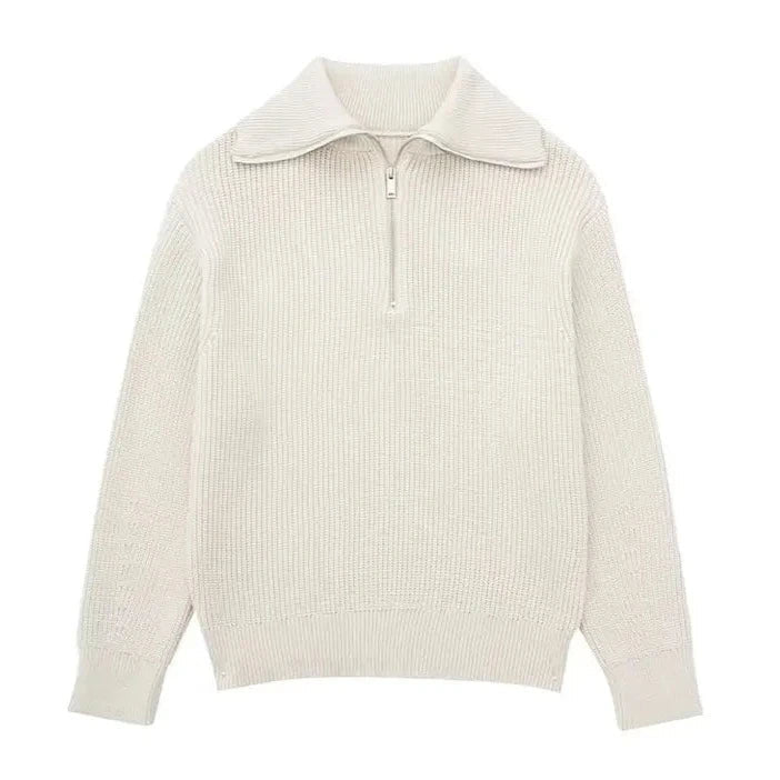 Lorance™ | Chaqueta con cremallera y rayas