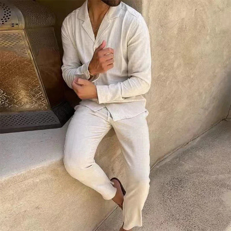 Lorance™ | Conjunto de verano para hombre de lino