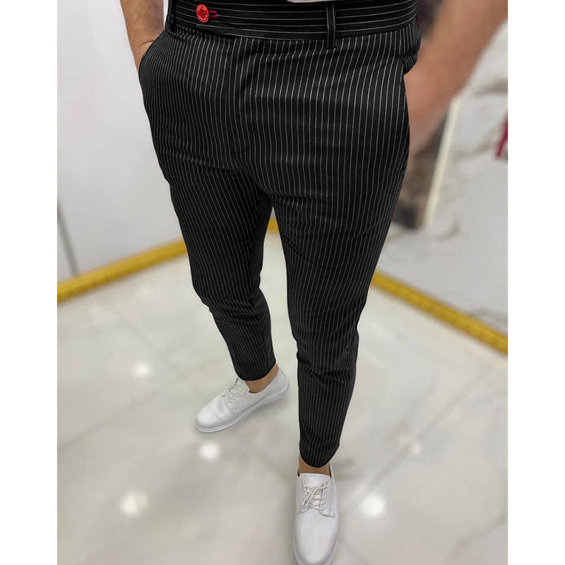 Lorance™ | Pantalón informal de corte ajustado