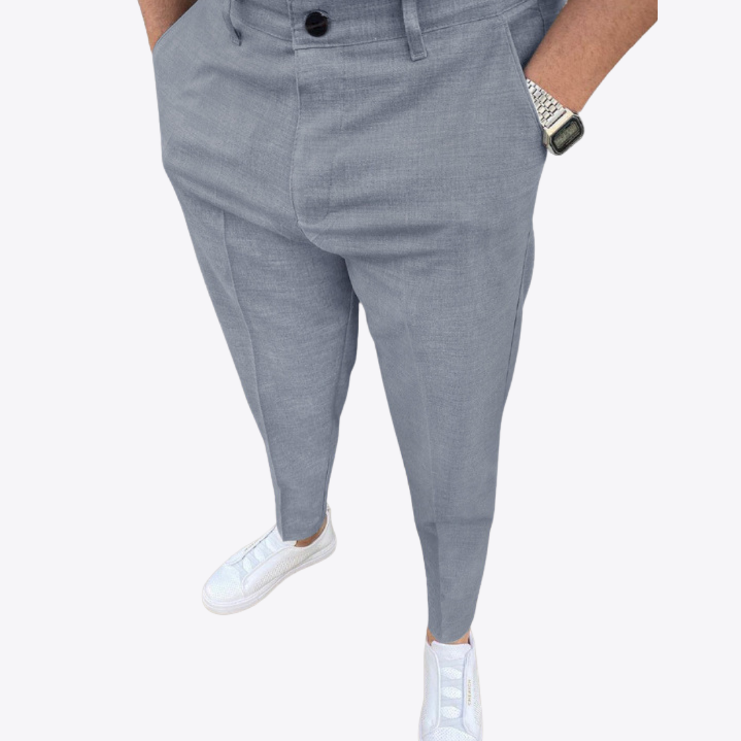 Lorance™ | Pantalón informal de corte ajustado