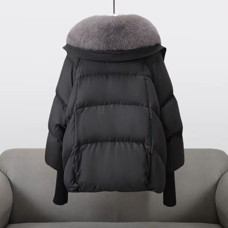 Lorance™| Abrigo de lujo con cuello de piel