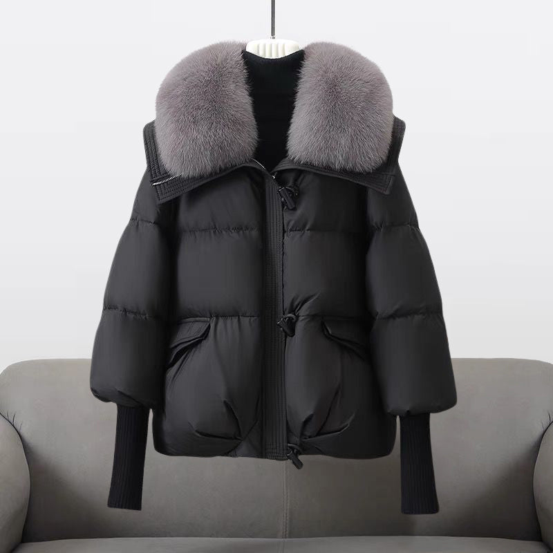 Lorance™| Abrigo de lujo con cuello de piel