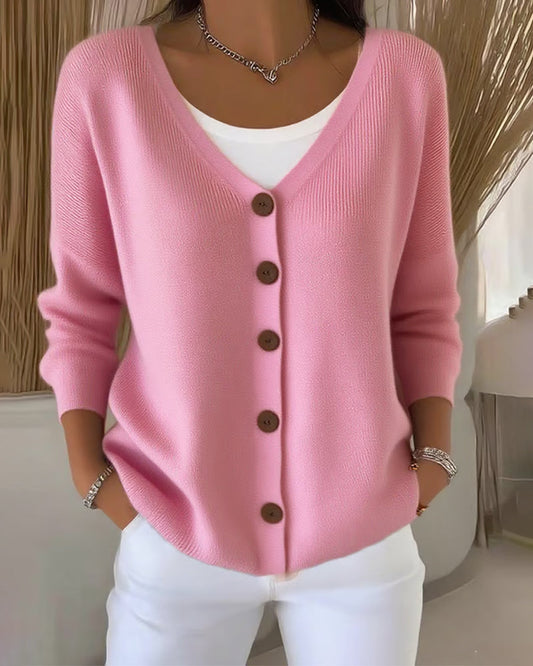 Pull con cuello y botones Características