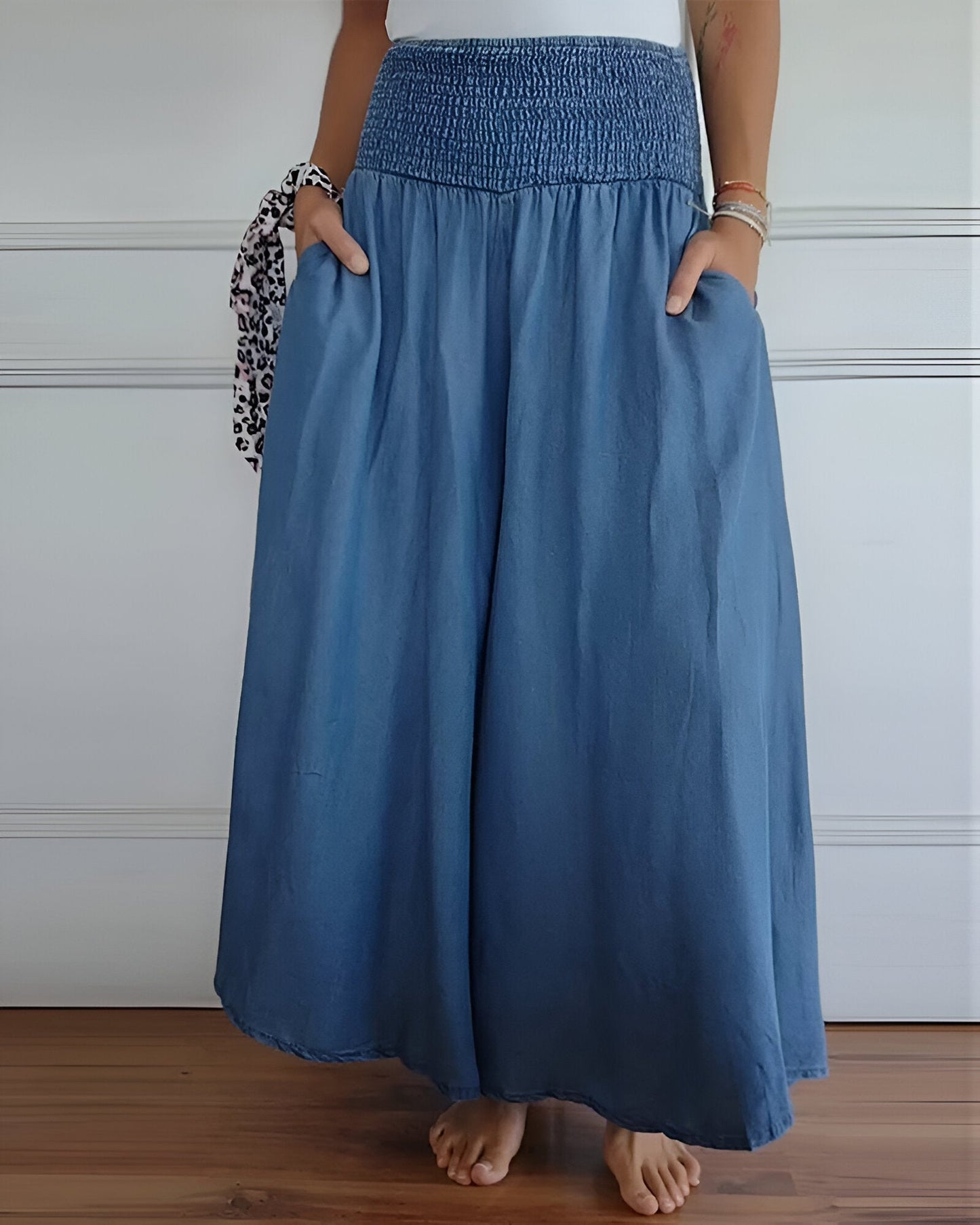 Alva - Pantalones cómodos con cintura elástica