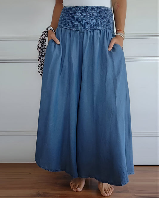 Alva - Pantalones cómodos con cintura elástica