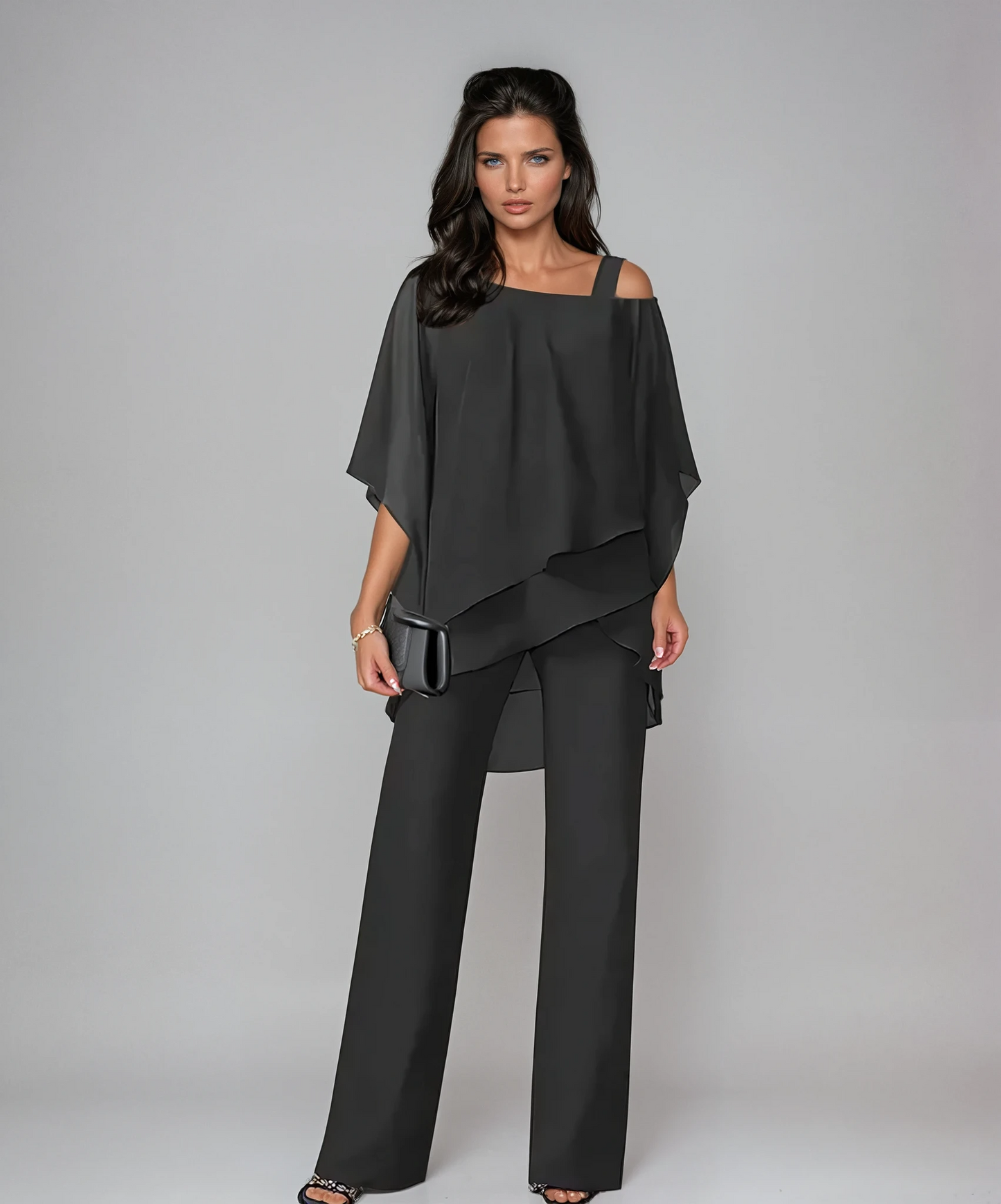 Kendra - Conjunto de ropa elegante de dos piezas