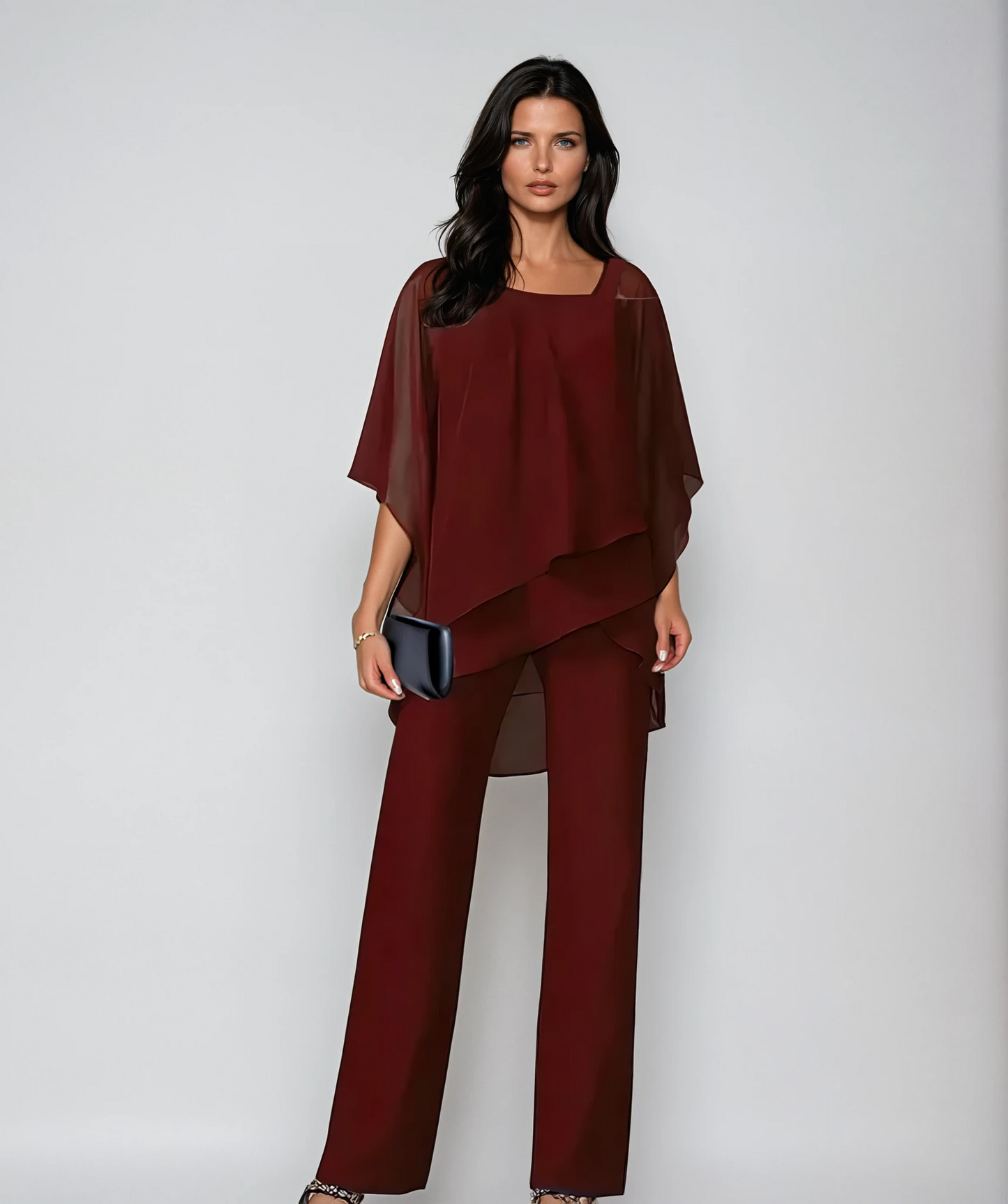 Kendra - Conjunto de ropa elegante de dos piezas