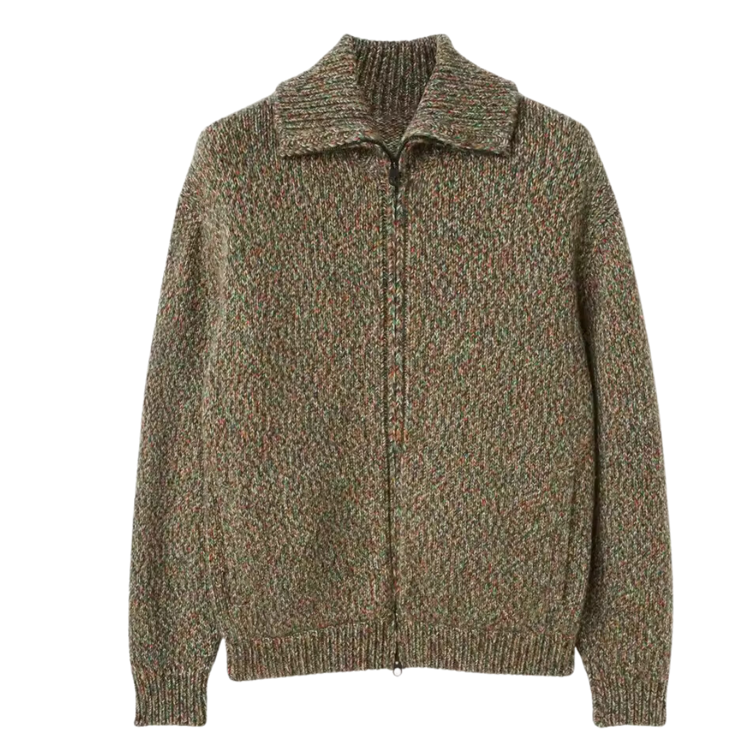 Lorance™ | SUDADERA ZIPPÉ EN LANA DE ALPACA